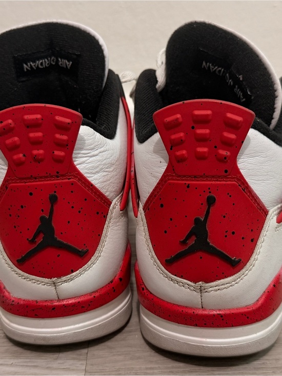Jordan Other - Jordan Kids White and Red Retro-Style Basketball Sneakers